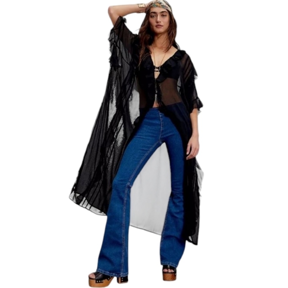 Free People Penny Pull On flare /Bell Jeans